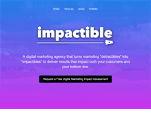 Tablet Screenshot of impactible.com